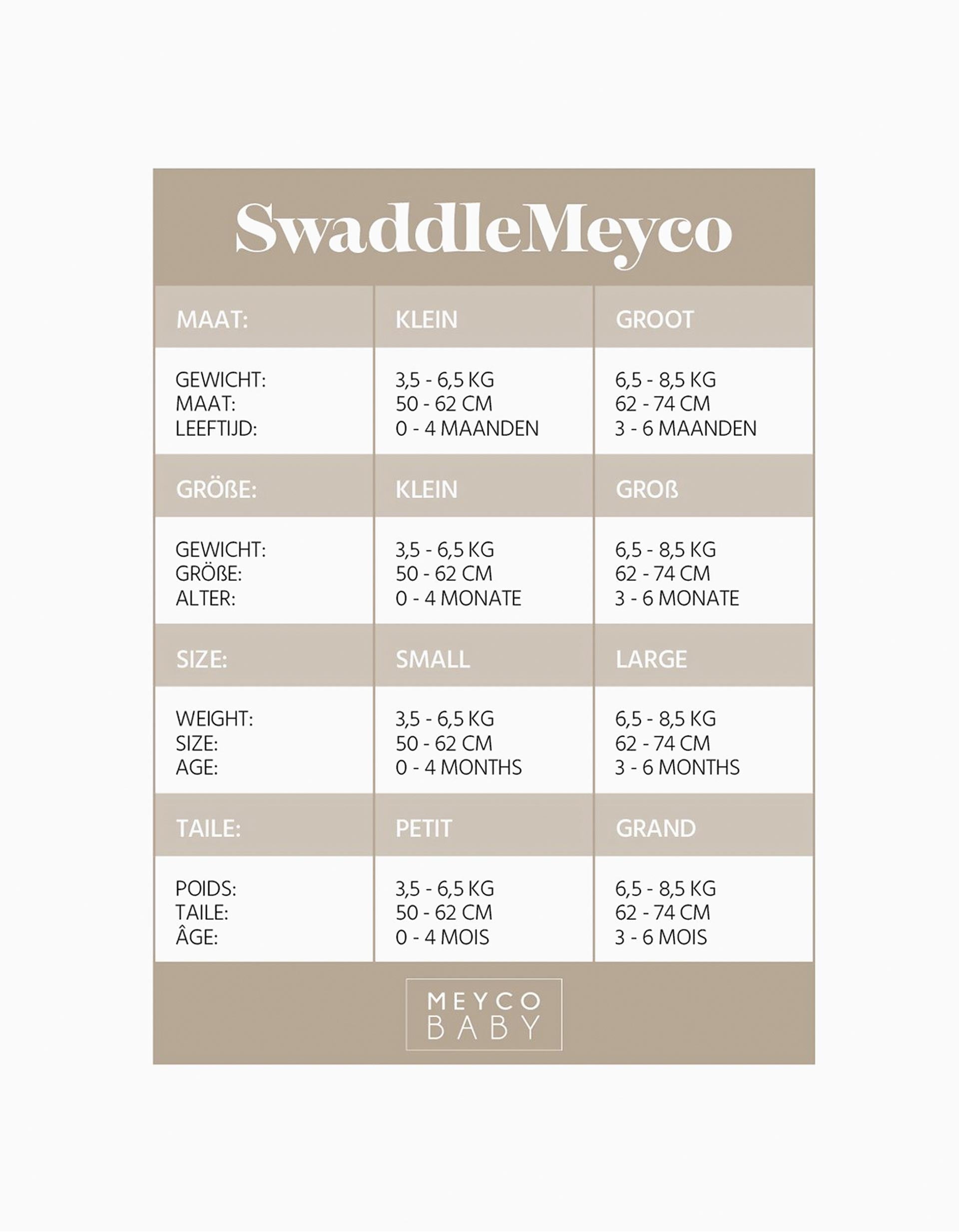 Swaddle Blanket Meyco TOG 1.0 0-3M, Light Pink