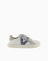 Zapatillas deportivas Barefoot Victoria para niño, blanco/azul