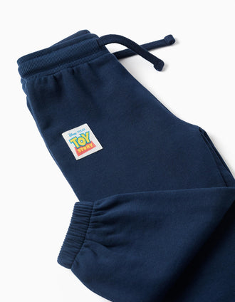 Ensemble de jogging en coton avec Toy Story pour bébé et garçon, bleu/gris