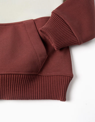Sweat de felpa com capuz e colour block para menino, multicolor