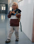 Sweat de felpa com capuz e colour block para menino, multicolor