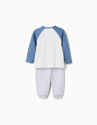 Pijama de algodão Mickey & Pluto para recém-nascido e bebé, multicolor