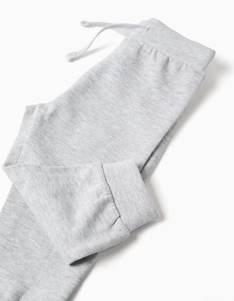 Conjunto de chándal con letras estampadas para bebé niño, verde/gris