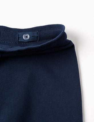 Pantalon de jogging avec Super Friends pour bébé et garçon, bleu marine