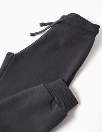 Survêtement en coton peigné à imprimé pour garçon, terracotta/gris foncé
