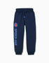 Pantalon de jogging en coton peigné Spider-Man pour garçon, bleu marine