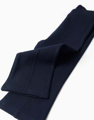 Leggins de campana de punto Roma para bebé niña, azul marino