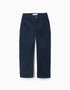 Pantalon carpenter en sergé à taille élastiquée pour garçon, bleu marine