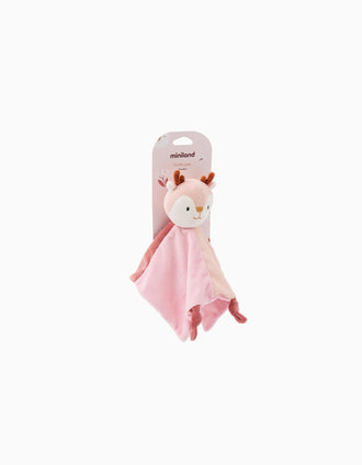 Doudou Baby Deer Miniland 0M+, Rose