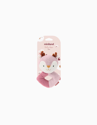 Hochet Baby Deer de Miniland 0M+, rose