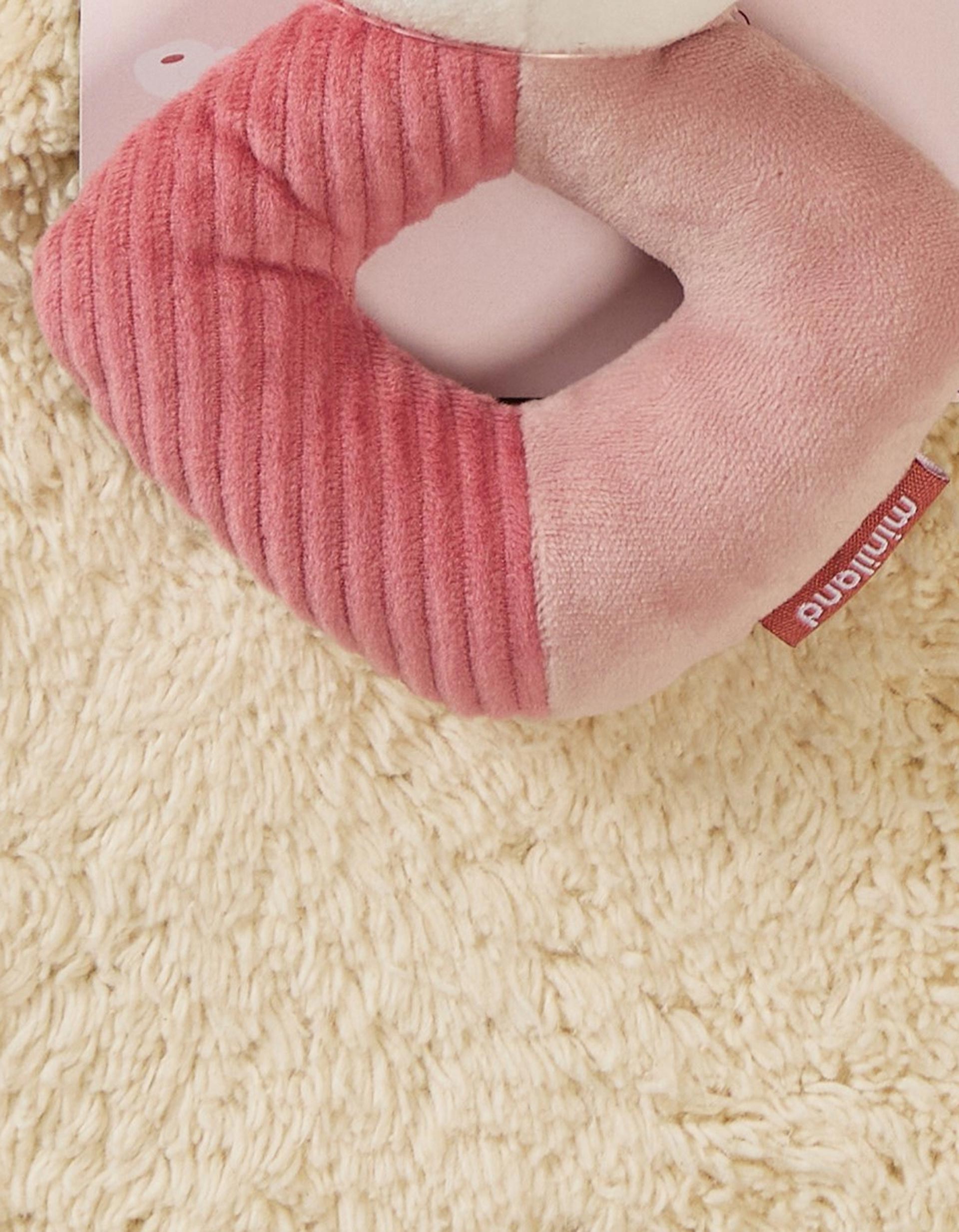 Rattle Baby Deer by Miniland 0M+, Pink