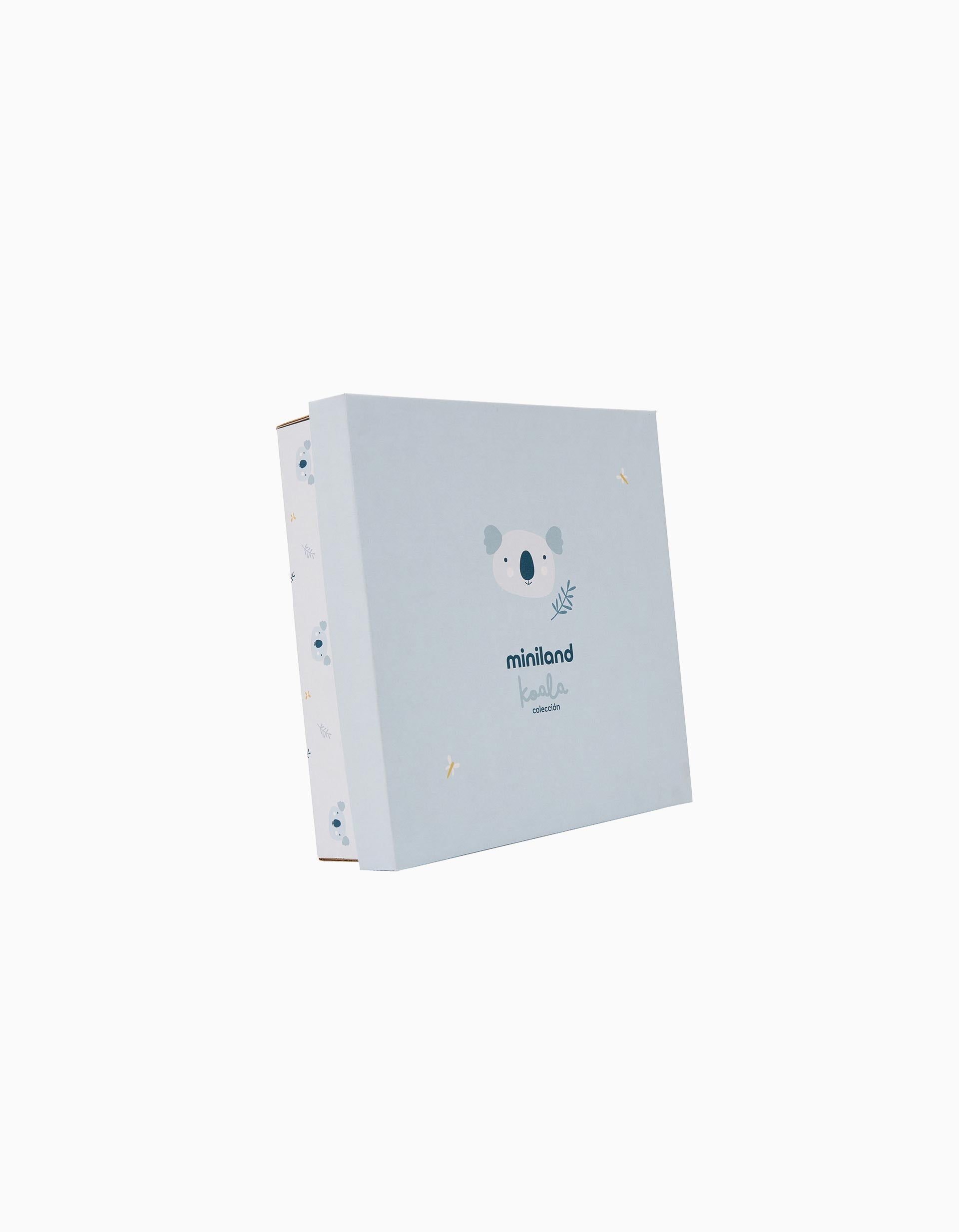 Pack Baby Deer Doudou and Rattle by Miniland 0M+, Blue