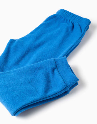 Pijama polar com bordado do Sonic para menino, azul