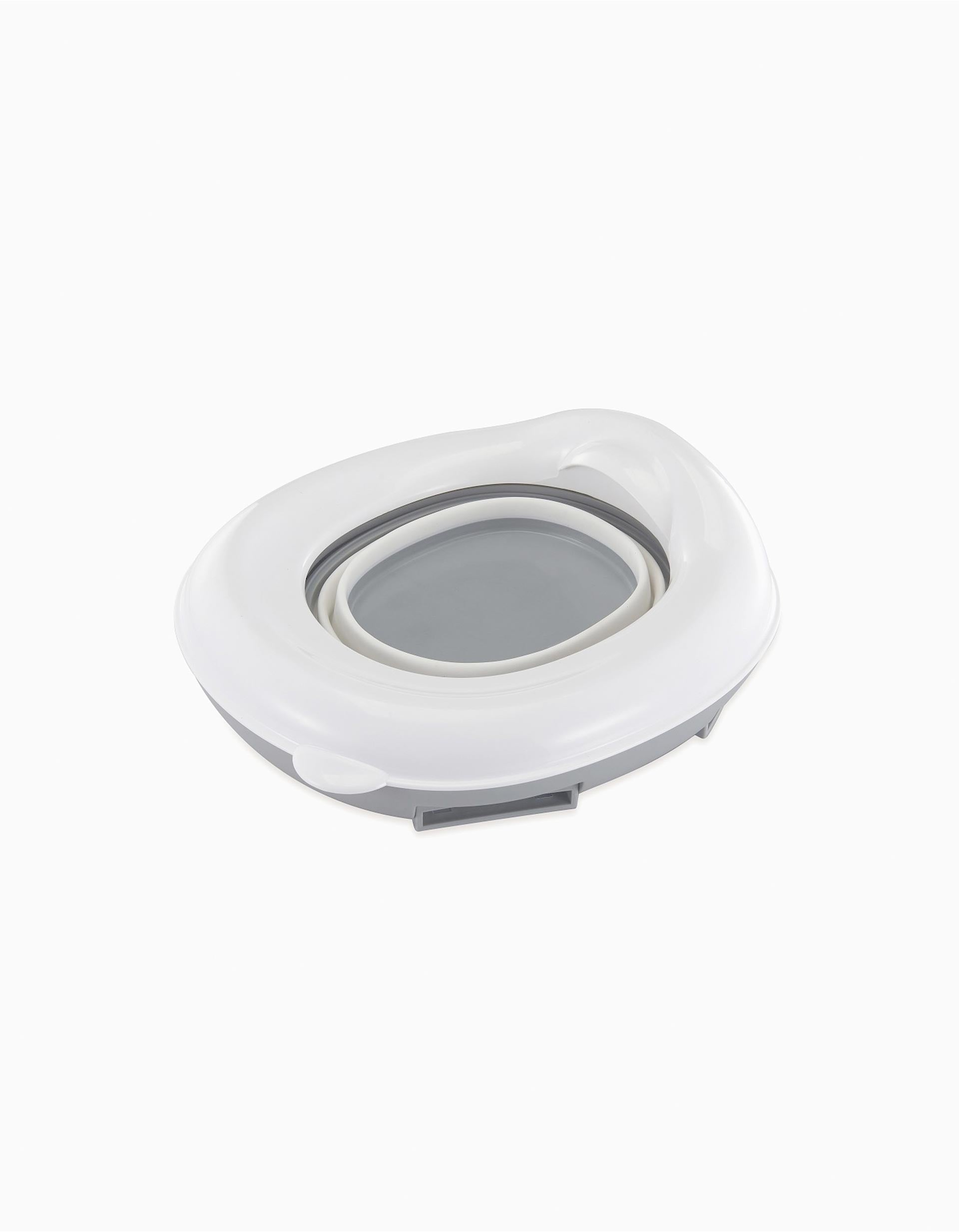 2em1 Bacio e Redutor de Sanita Portátil Interbaby, Cinza
