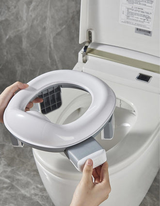2en1 Pot et Réducteur de Toilette Portables Interbaby, Gris