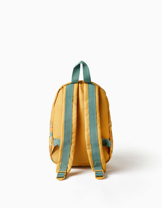 Sac à dos avec imprimé coloré pour bébé garçon, jaune moutarde