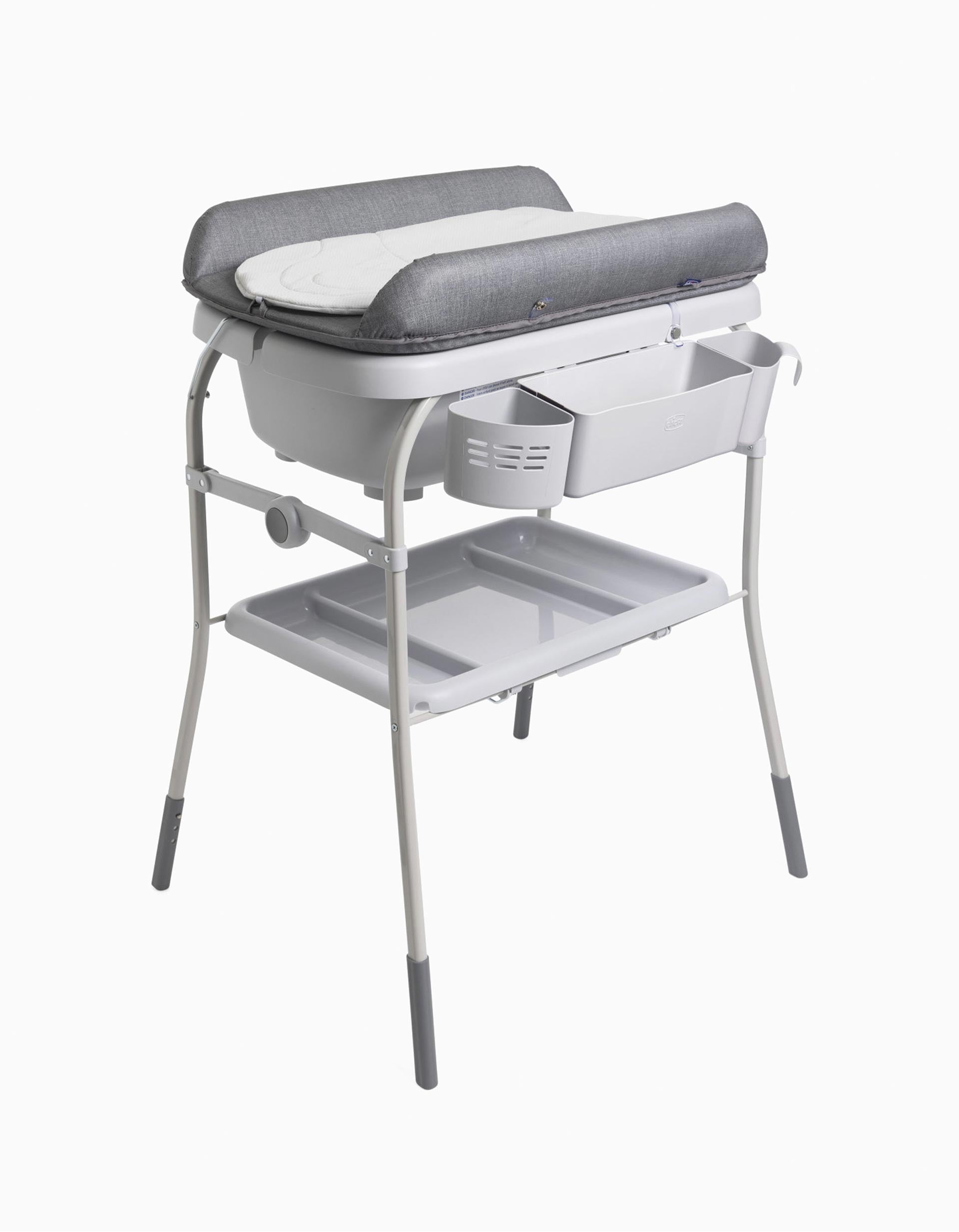 Bathtub and Changing Table Cuddle & Bubble Chicco, Graphite Melange