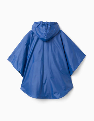 Poncho de chuva com capuz e estampado Mickey para bebé e menino, azul