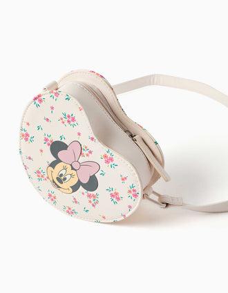 Bolsa a tiracolo com estampado da Minnie para menina, bege-claro