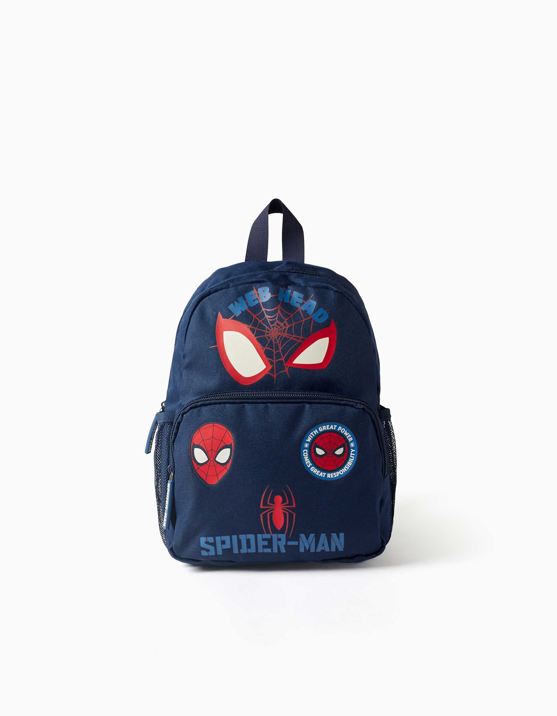 Sac à dos avec imprimés Spider-Man pour bébé et garçon, bleu foncé
