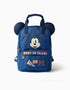 Mochila con estampado y orejas 3D de Mickey para bebé niño, azul oscuro