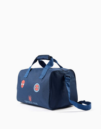 Sac de sport avec imprimés Spider-Man pour garçon, bleu foncé