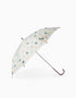 Parapluie automatique à pois et cœurs pour bébé fille, transparent