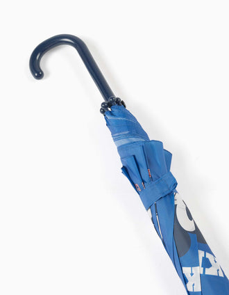 Parapluie automatique à imprimé Mickey pour bébé et garçon, bleu