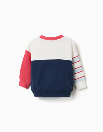 Sweat cardada com estampados do Mickey para bebé e menino, multicolor
