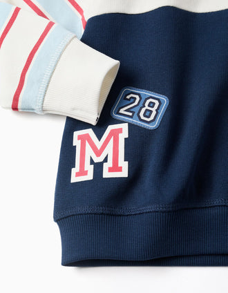 Sweat cardada com estampados do Mickey para bebé e menino, multicolor