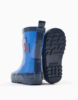 Bottes de pluie en caoutchouc à imprimés Mickey pour bébé garçon, bleu
