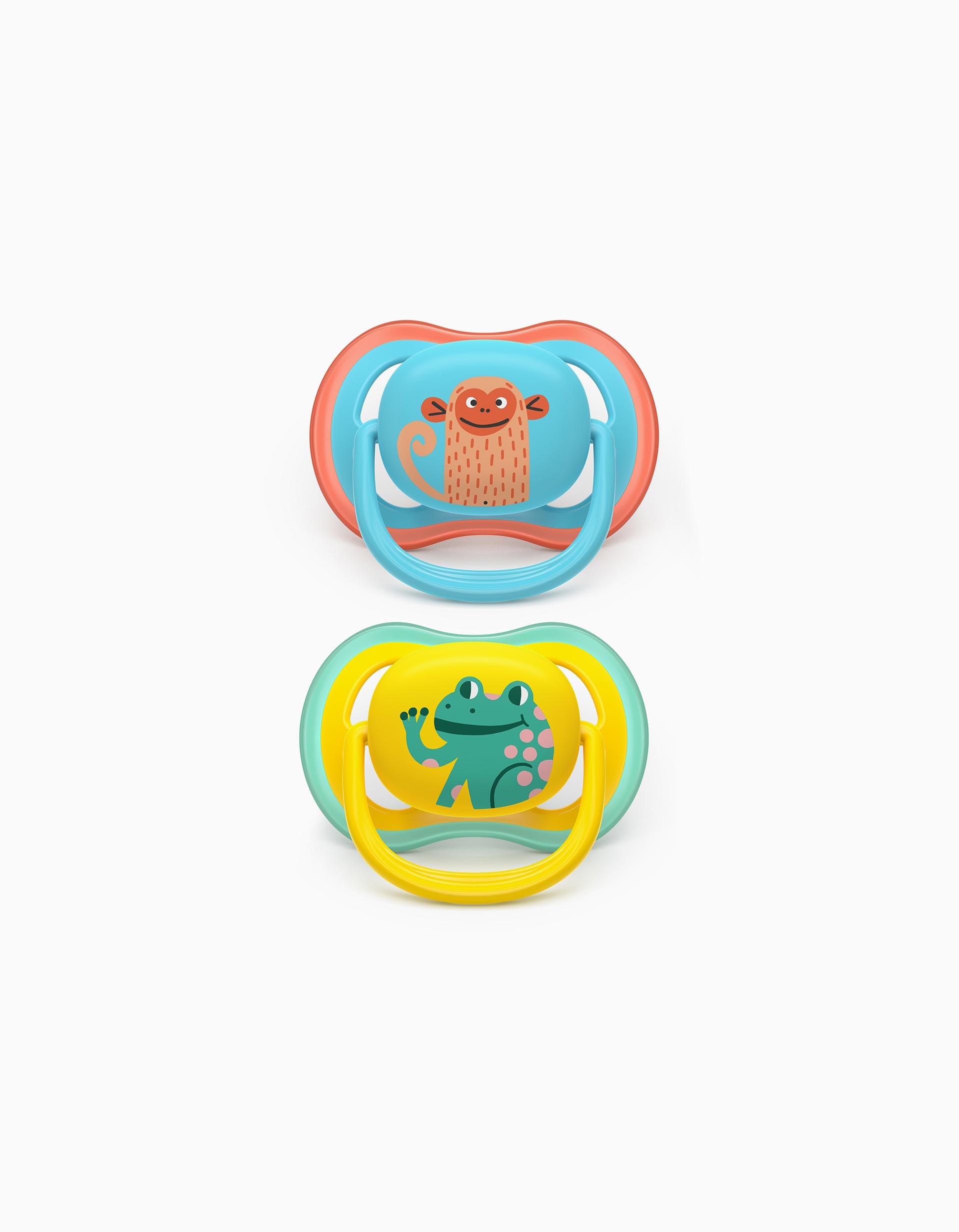 Pack of 2 Philips Avent Ultra Air Deco Soothers for Boys, 18M+