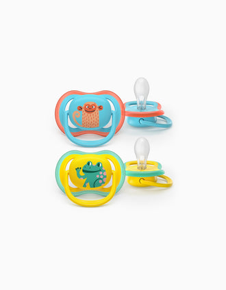 Pack 2 Chupetes Ultra Air Deco Philips Avent para Niño, 18M+