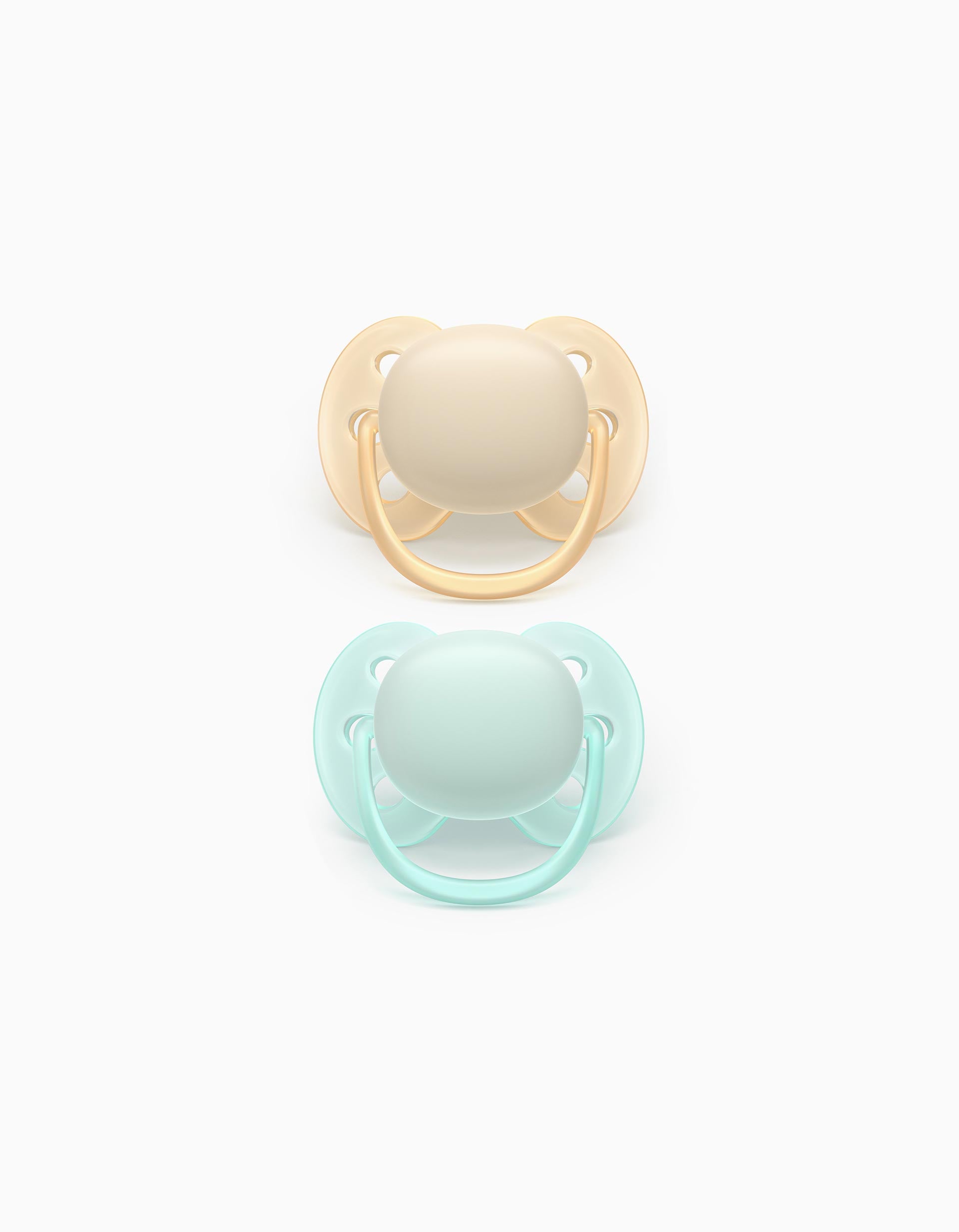 Pack of 2 Philips Avent Ultra Soft Soothers, 0-6M