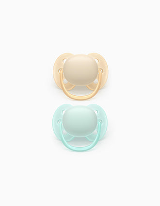 Pack 2 Sucettes Ultra Soft Philips Avent, 0-6M
