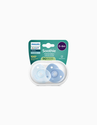 Pack 2 Sucettes Soothie Philips Avent pour Garçon, 0-6M