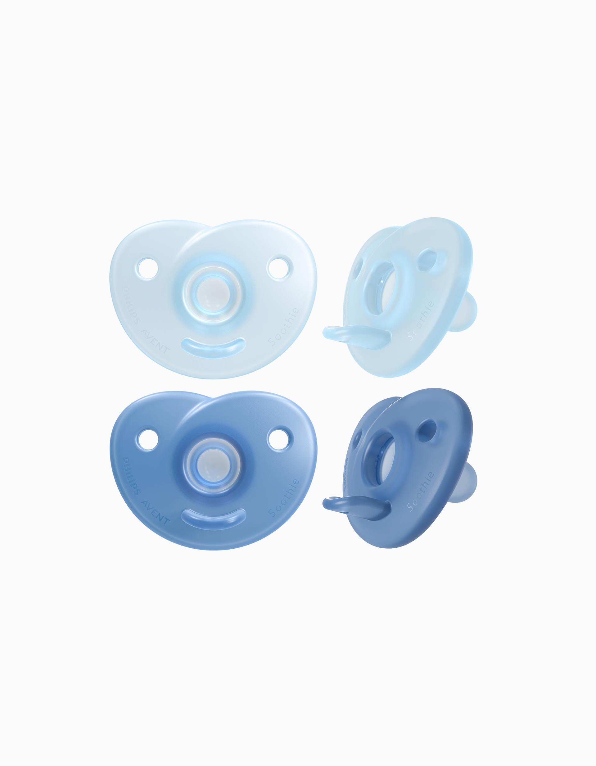 Pack of 2 Soothie Philips Avent Soothers for Boys, 0-6M
