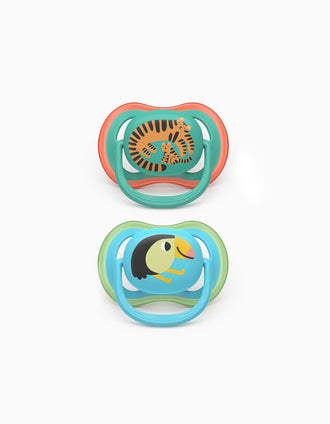 Pack de 2 Sucettes Ultra Air Deco Philips Avent pour Garçon, 6-18M