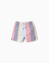 Striped swim shorts with drawstring You&Me for baby boys, red/blue/yellow