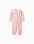 Dors-bien en polaire avec étoiles pour nouveau-née et bébé, rose