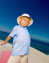 Camisa de algodón con estampado Carolina Celas x Zippy para niño, azul