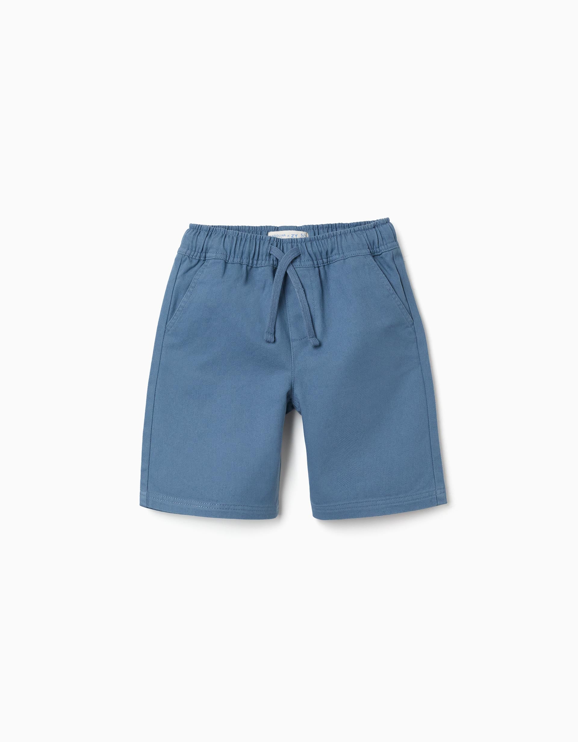 Bermudas largas con cordón Carolina Celas x Zippy para niño, azul