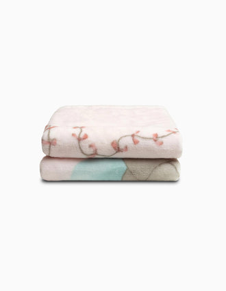 Manta de Sedalina Interbaby 110X140cm, Elefante Rosa