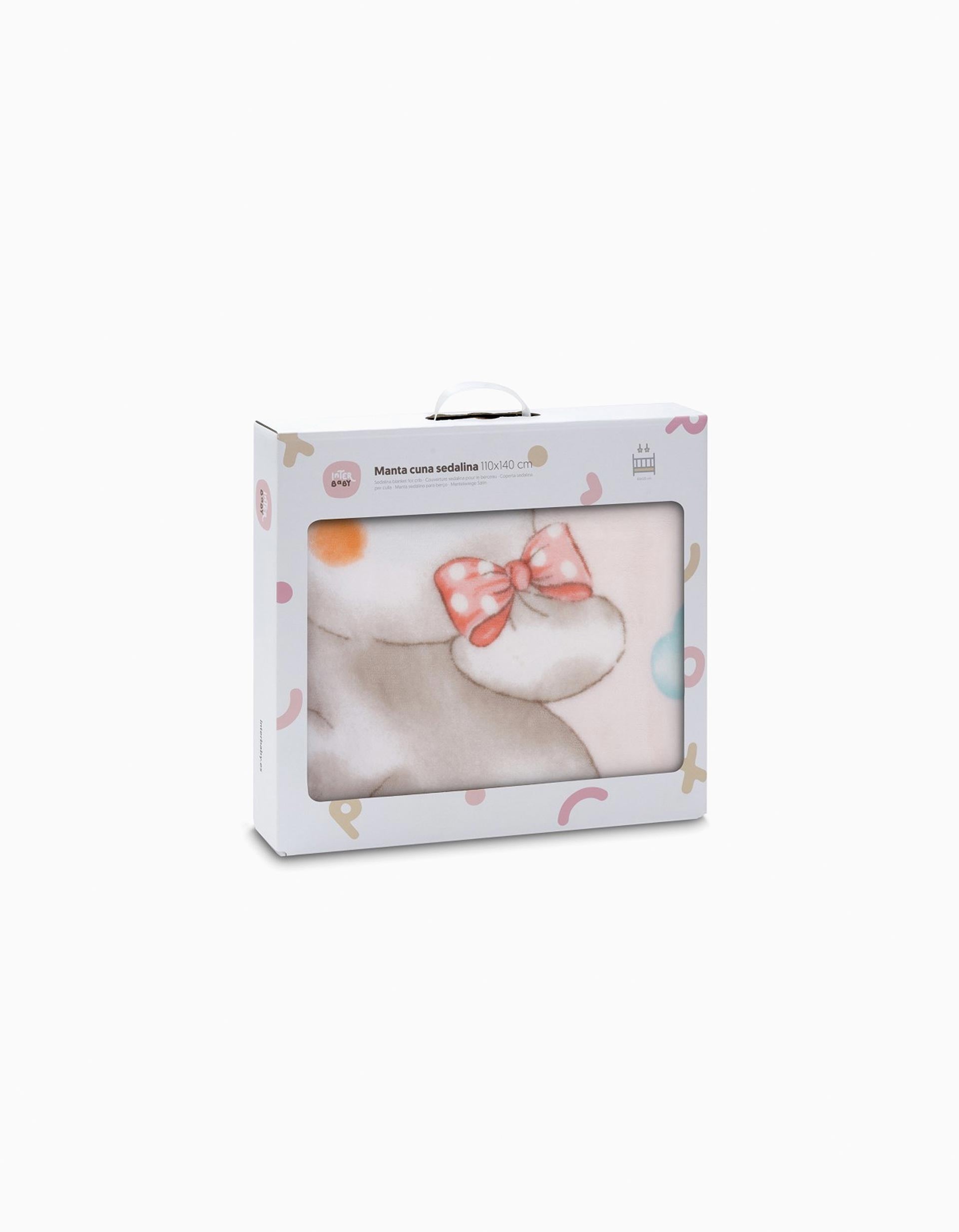 Sedalina Blanket Elephant Interbaby 110X140cm, Pink