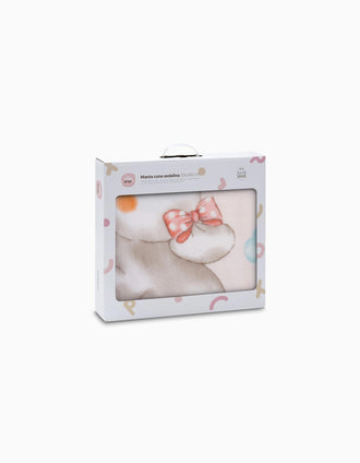 Manta de Sedalina Interbaby 110X140cm, Elefante Rosa