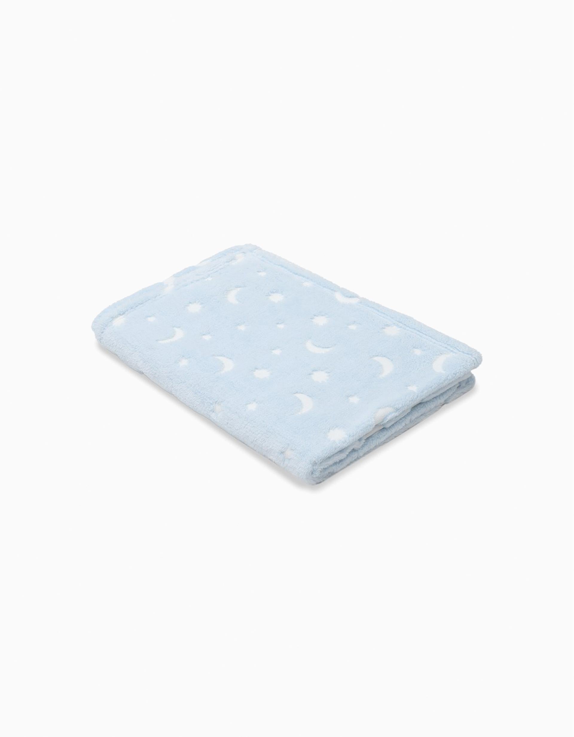 Extra Soft Blanket Interbaby 80x110 Cm, Stars Blue