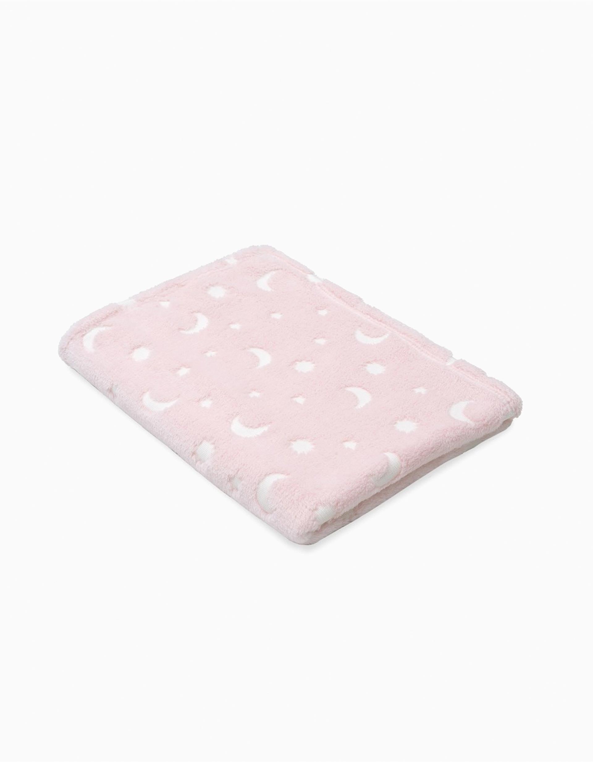 Extra Soft Blanket Interbaby 80x110 Cm, Stars Pink