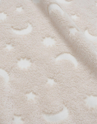 Extra Soft Blanket Interbaby 80x110 Cm, Stars Beige