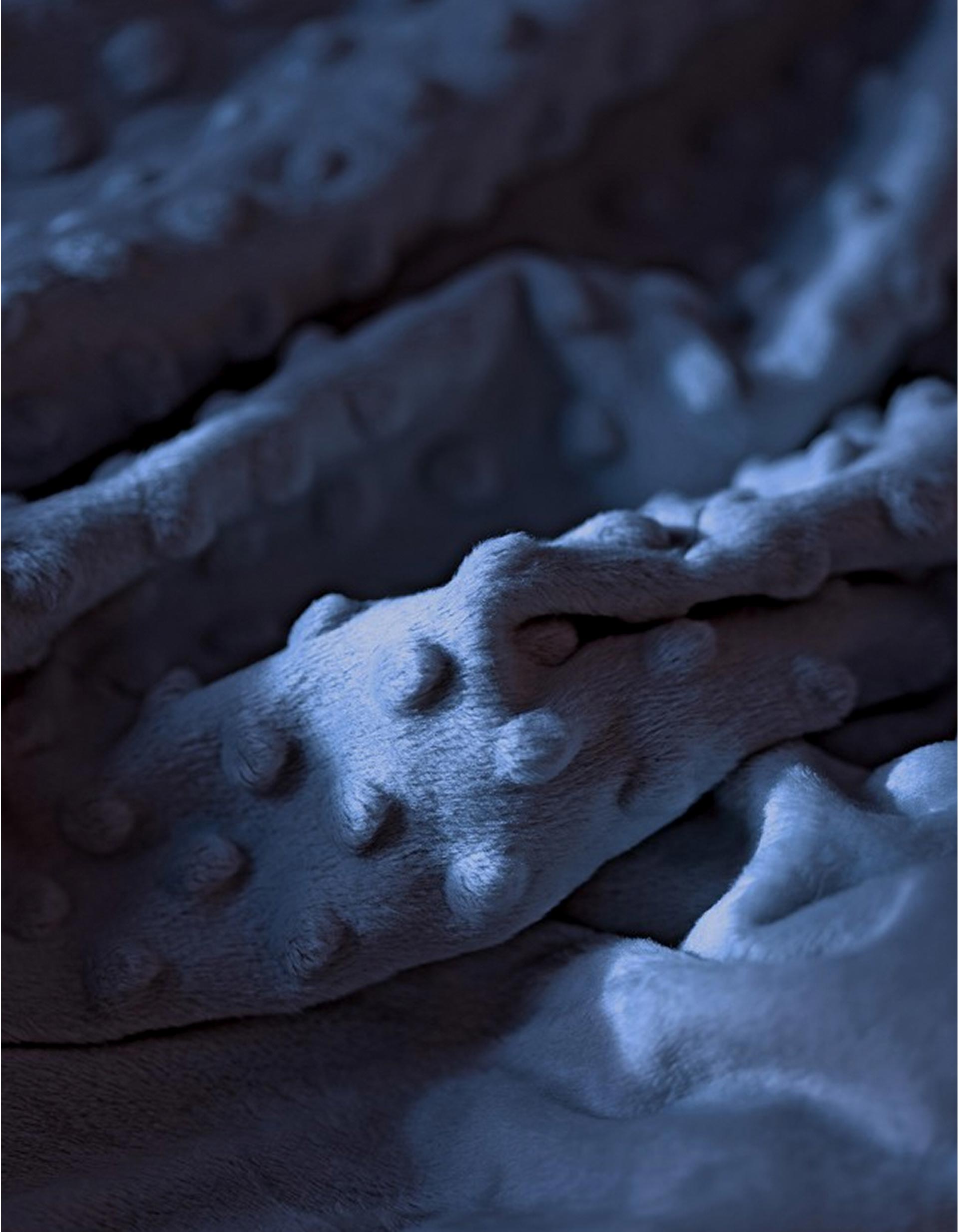 Manta Interbaby 80X110cm, Bubble Navy Blue