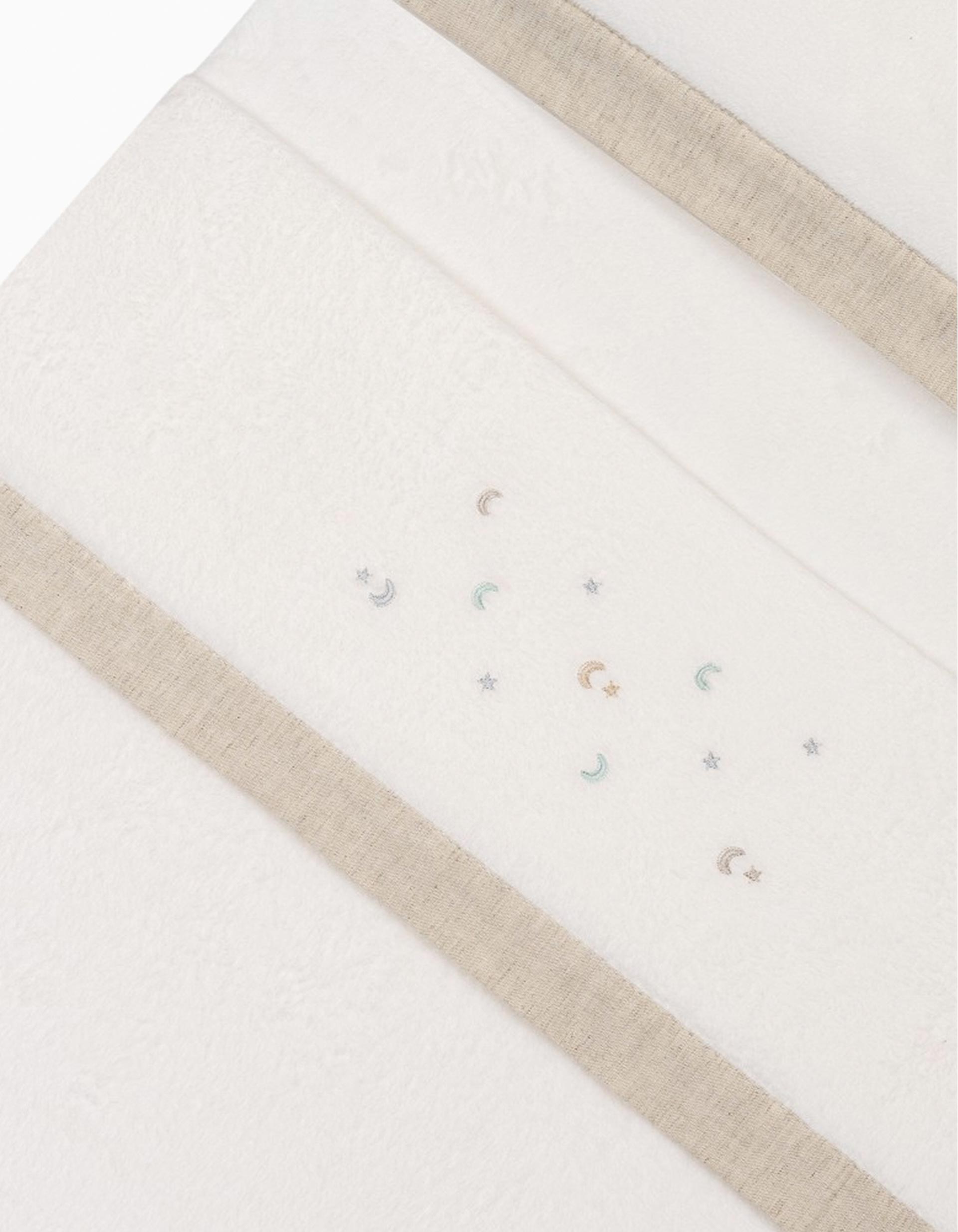 Conjunto de Lençóis 3 Pcs Interbaby Coralina 60X120cm, Estrelas Bege